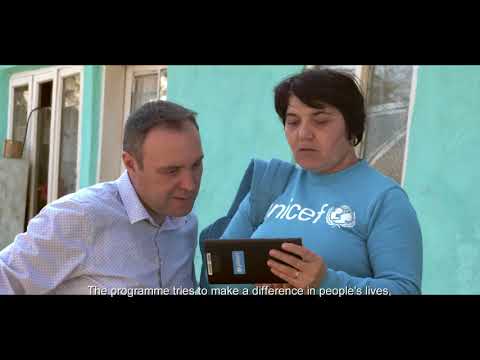 Romgaz visit in Motoșeni, Bacău county.