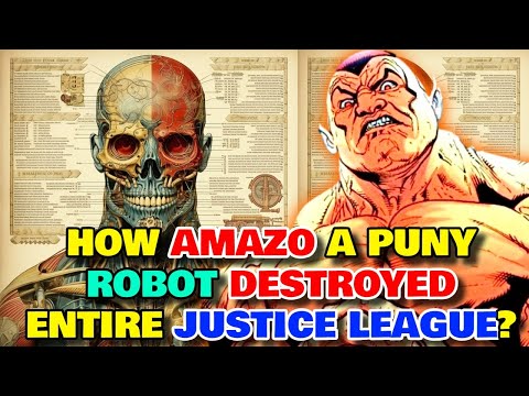 Amazo Anatomy Explored - How Amazo Absorbs The Powers Of Every Metahuman Around Him? And More!