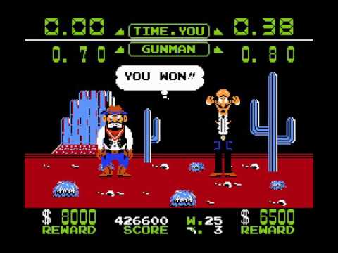 NES Game: Wild Gunman (1984 Nintendo)