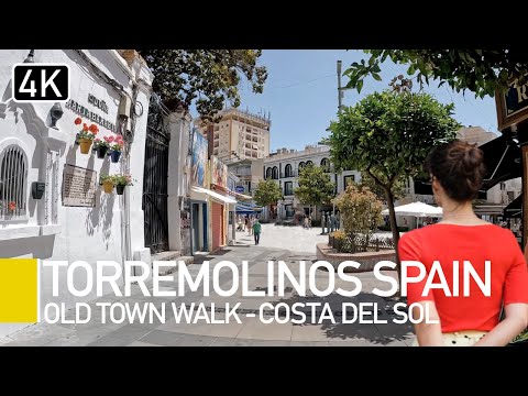 Torremolinos, Costa Del Sol, Spain | What's it like? 4K Virtual Walk with Natural Sounds