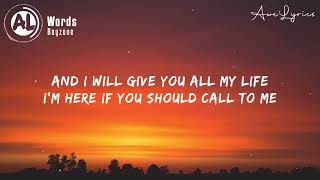 Boyzone   Words Lyrics 1080p