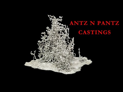 Look At This Massive Aluminum Ant Mound Casting // Texas Fire Ant Mound Sculpture // ASMR