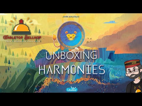 Harmonies Unboxing, A fantastic abstract strategy, habitat making board game.