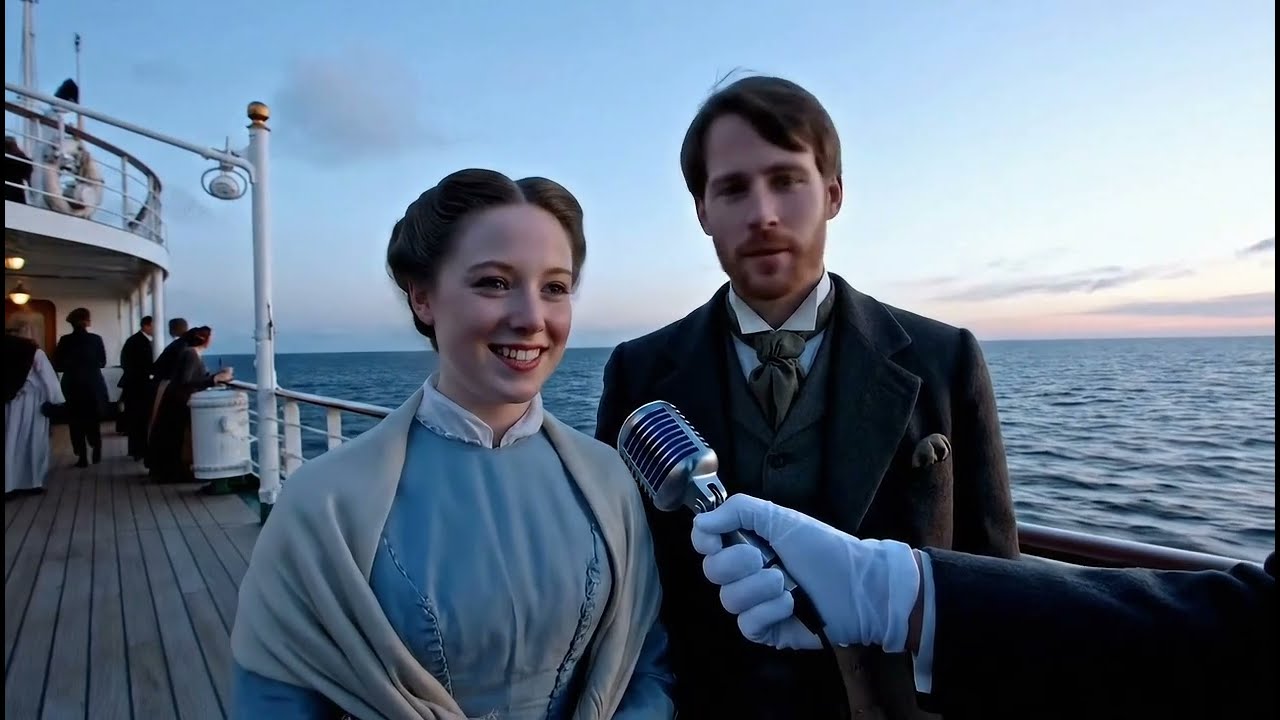 AI interviews the people onboard the Titanic