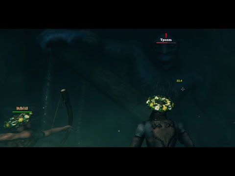 все попытки убить тролля в его же пещере #valheim