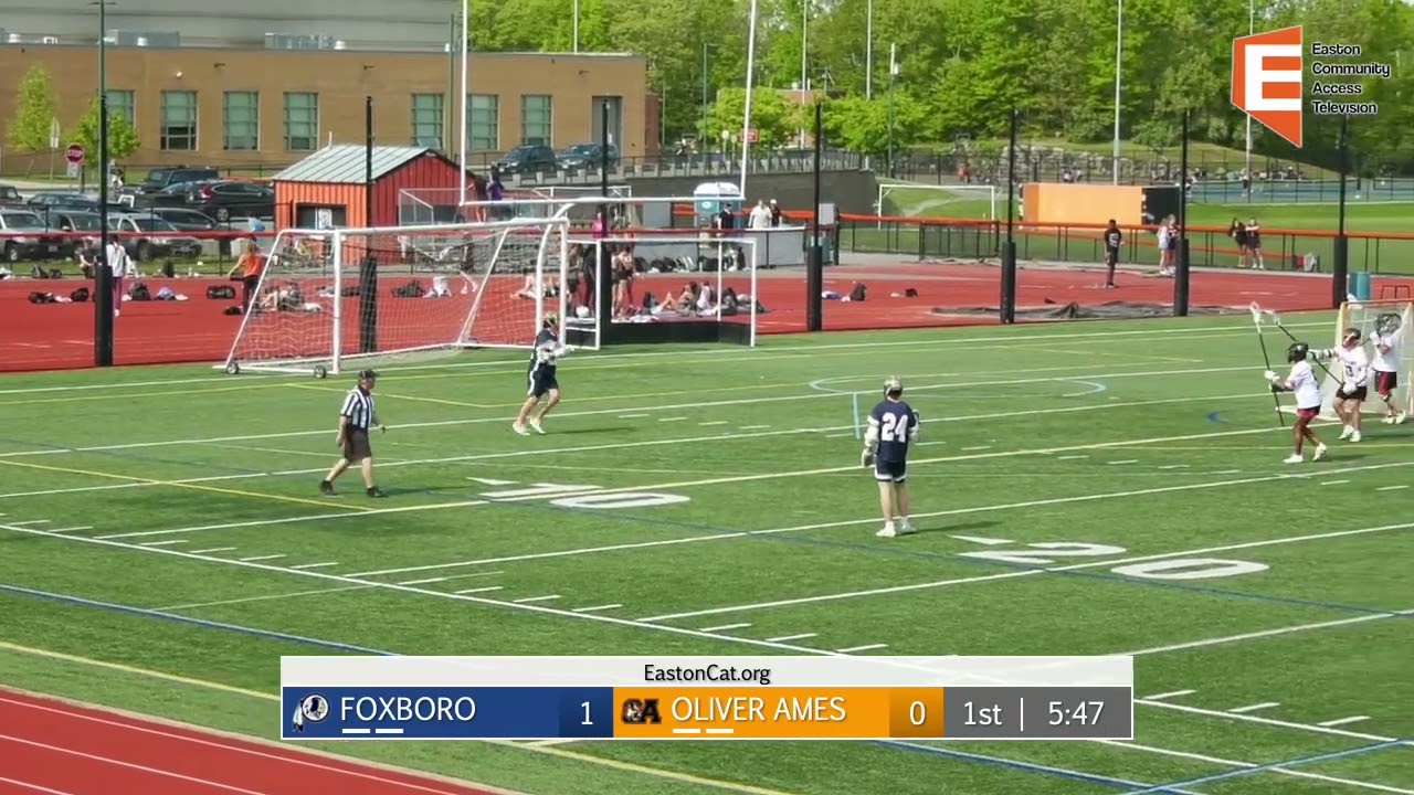 Oliver Ames Boys Lacrosse vs Foxboro 5/20/2024