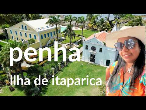  PRAIA DA PENHA EM  VERA -CRUZ PARAÍSO   ESCONDIDO E POUCO CONHECIDO NA ILHA DE ITAPARICA🗺️