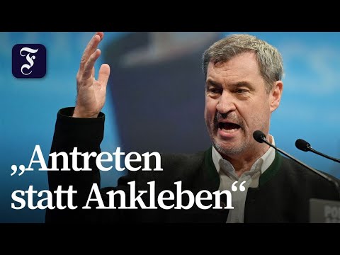 Politischer Aschermittwoch: Söder teilt gegen Grüne aus