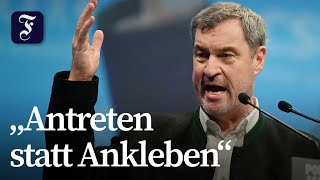 Politischer Aschermittwoch: Söder teilt gegen Grüne aus