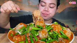 Download lagu Pedas berutal cabe rawit bakso telur extra tetelan pake soun touge sambal pedas satu mangkok mp3