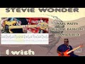 Stevie Wonder - I Wish BASS COVER with TABS and SHEET
