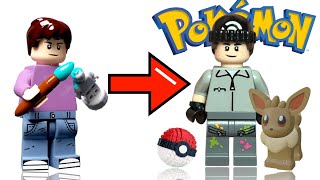 CREATING MYSELF INTO A LEGO POKEMON TRAINER!