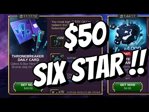 $50 Daily Card with Six Star Bonus 10x Amazing Nexus Cavalier Crystals