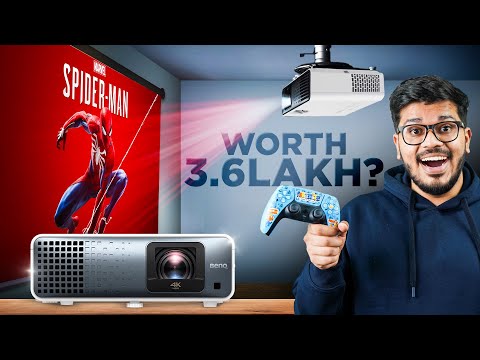 BenQ TK710STi full review in Hindi | 4K laser short-throw gaming projector 🎮| Is it worth the money?