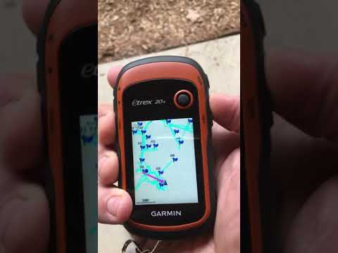 GPS Garmin etrex waypoints