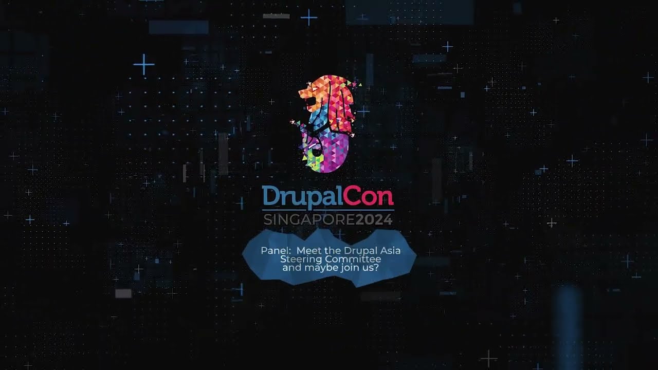 Panel: Meet the Drupal Asia Steering Committee and maybe join us?