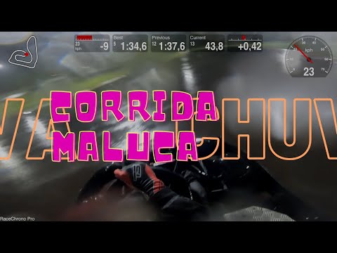 Acelerando #12: CORRIDA MALUCA NA CHUVA - KART Velopark VP1500 Seletiva