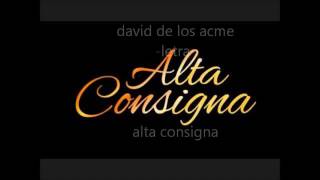 David de los acme alta consigna letra