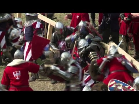 A modern arena, medieval battle championships in Poland