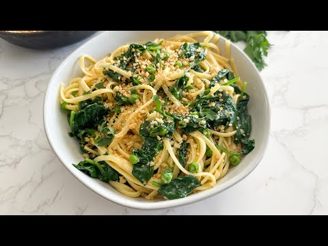 Vegetarian-Friendly Pea and Spinach Carbonara Recipe