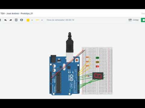 Protótipo 01 - Semáforo com Arduino - José Antônio