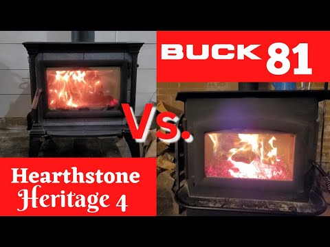 Buck 81 and Hearthstone Mansfield double Review best wood burning stove