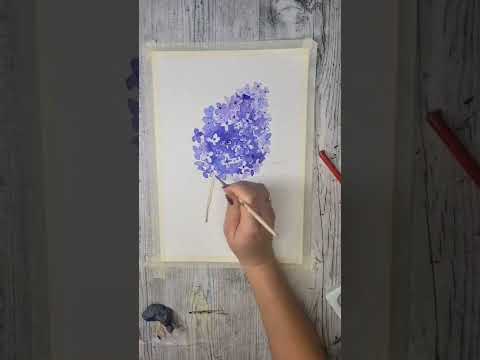Aký je tvoj obľúbený kvet? #artmie #arttutorial #arthack #paintingtutorial #paintflower #aquarelle