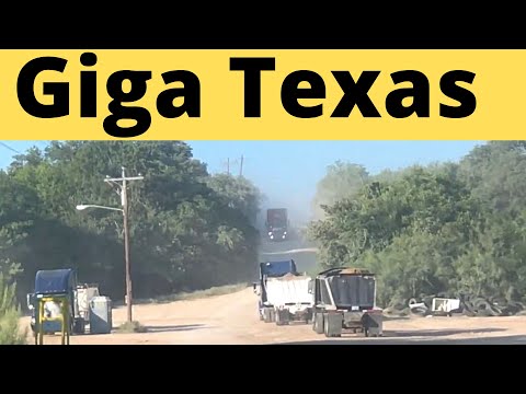 Tesla Giga Texas Update and Following The Trucks