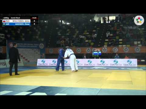 Adlan BISULTANOV (RUS) Vs Elmar GASIMOV (AZE) - Judo Grand Prix Samsun 2014 [-100kg]