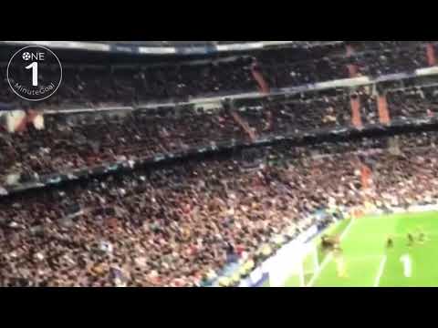 Kevin De Bruyne goal Real Madrid vs Manchester City from the stands 26/02/2020