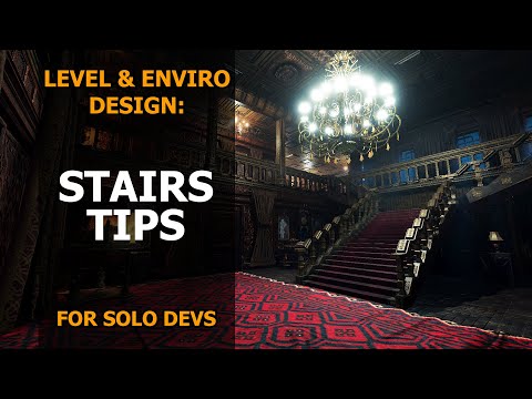Stairs in Level Design | Tips for Solo Devs | Unity | Unreal