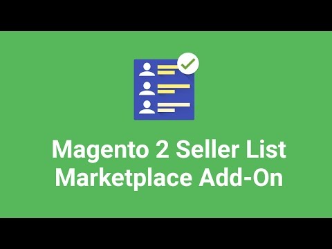 Magento 2 Multi Vendor Marketplace Seller List Add-On