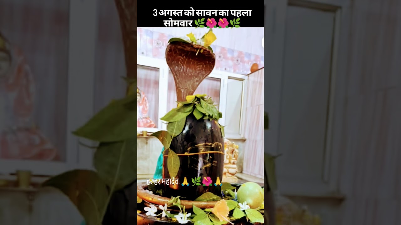 सावन का पहला सोमवार 🙏 हर हर महादेव #shorts #mahadev #tranding #viral