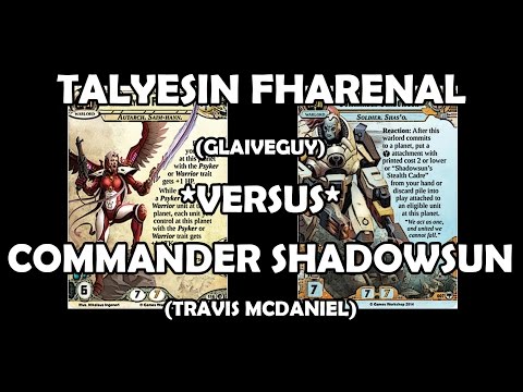 Talyesin Fharenal (Proxy) versus Commander Shadowsun - Warhammer 40,000: Conquest