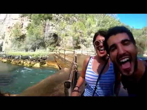 Natural pools in the Spanish mountains