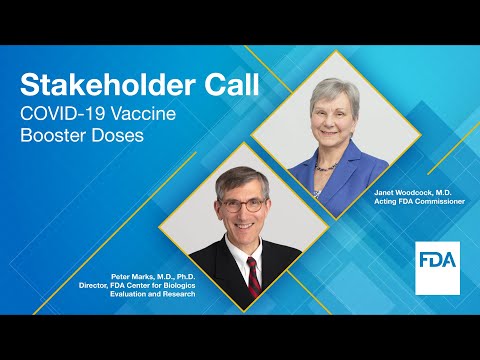 Stakeholder Call: COVID-19 Vaccine Booster Doses - 10/22/21