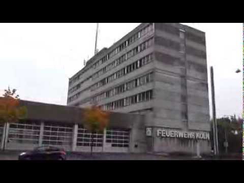 Der große Kölner Sirenenprobealarm [Hochleistungssirene 4xECN 900]  (3 Signale) an der Feuerwache 5