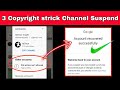 This Action Isn T Allowed How To Back Youtube Channel After 3 Copyright Strike 2022