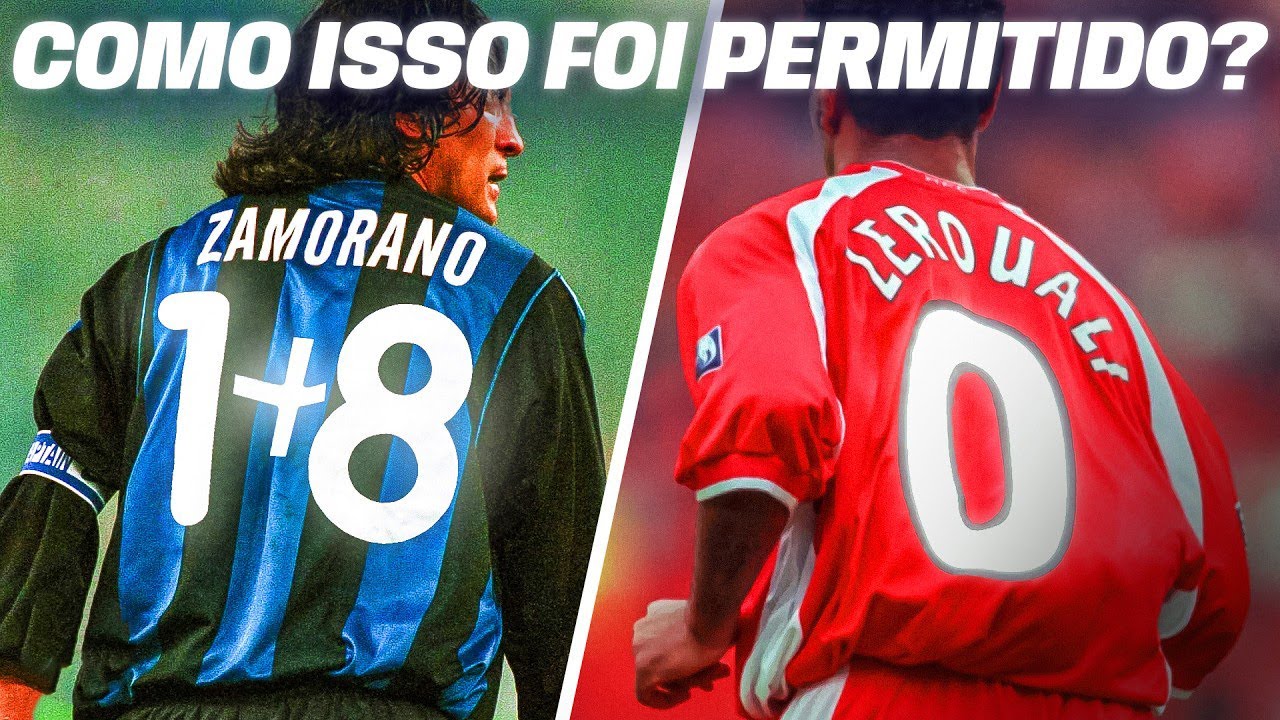 Jogadores que usaram NÚMEROS BIZARROS 🙄🔢