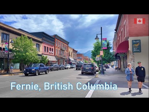 Discover Canada 🇨🇦 Fernie British Columbia - Downtown Walking Tour