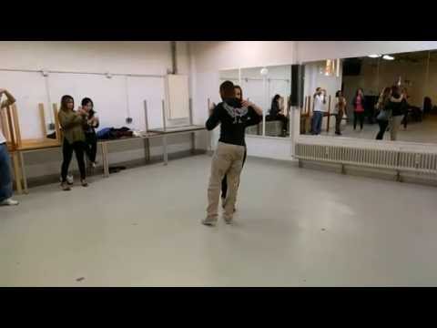 How to learn Kizomba - French style (slow motion)