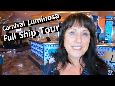 Carnival Luminosa Full Ship Tour - We Take You (almost) Everywhere on the Carnival Luminosa