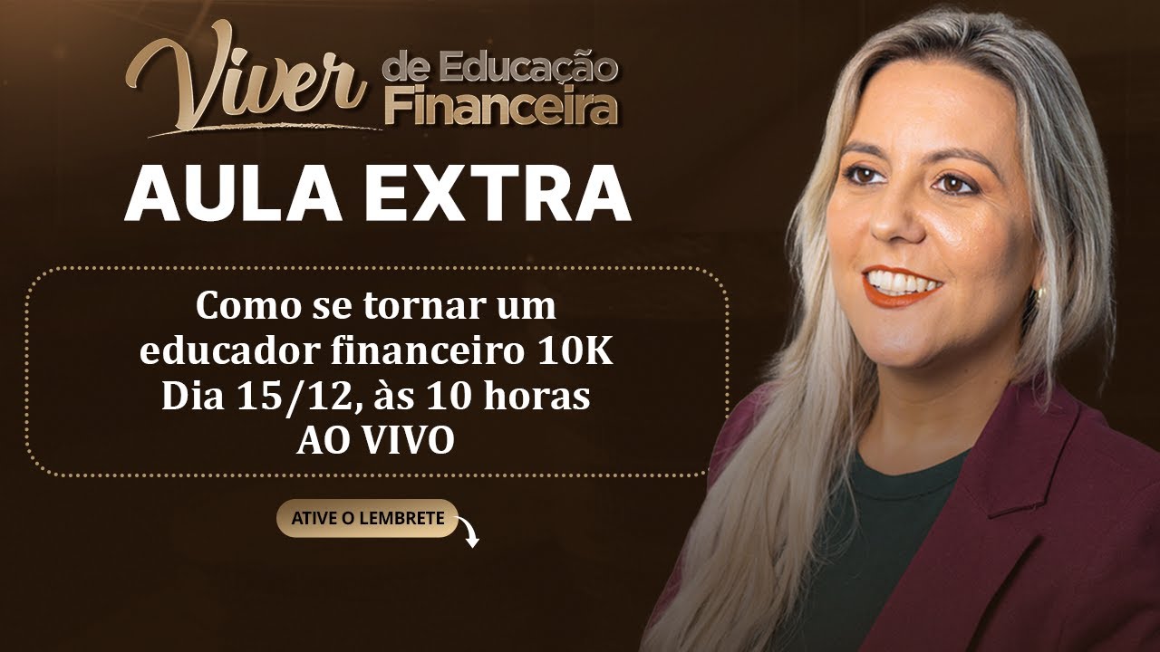AULA ESPECIAL: Como conquistar seus primeiros clientes de mentoria financeira | 15/12, às 10h