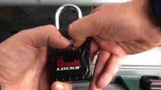 How to lost combination master lock vault lock box key bait hack Part 2