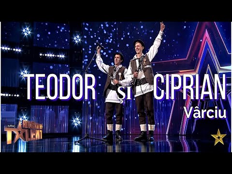 Doi moți Teodor și Ciprian Vârciu au făcut senzație la Românii au Talent cu momentul lor de folclor