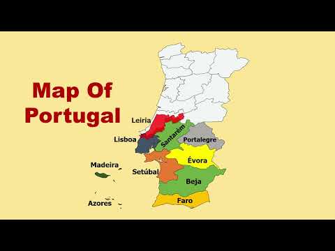 Map of Portugal | Portugal Map | mapa de Portugal