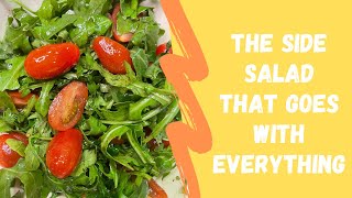 The side salad that goes with everything | Rocket salad with baby tomatoes