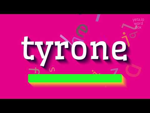 How to say "tyrone"! (High Quality Voices)