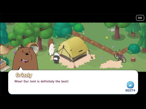 We Bare Bears Match3 Repairs #1 Bear Cave - Ready To Camp!