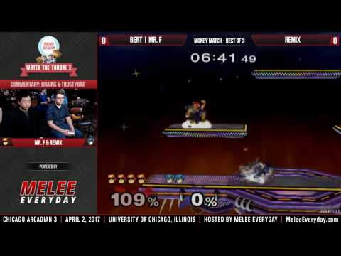 Watch the Throne 3 - BERT | Mr. F (C. Falcon) vs. Remix (Marth) - SSBM - Money Match